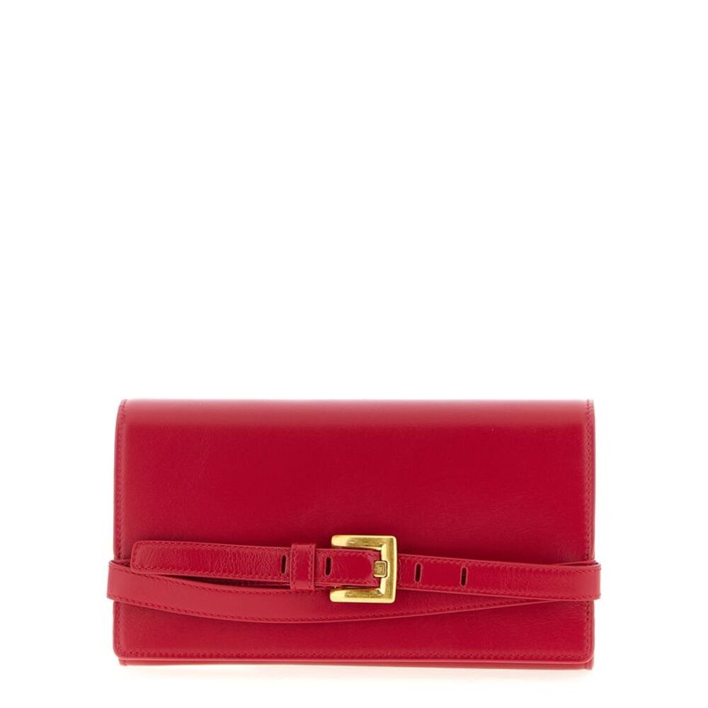 Balmain Fuchsia Calfskin Women's Cardholder